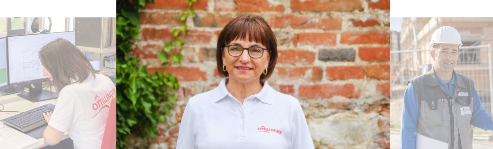 Ingrid Ottillinger - zuständig für Verwaltung und Personal bei Ottillinger Bau
